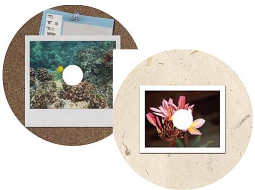 ADOBE PHOTOSHOP ELEMENTS 8 - A propos des étiquettes de CD et de DVD - 1