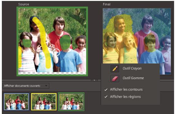 ADOBE PHOTOSHOP ELEMENTS 8 - Utilisation de la fonction Prise de vue de groupe Photomerge - 3