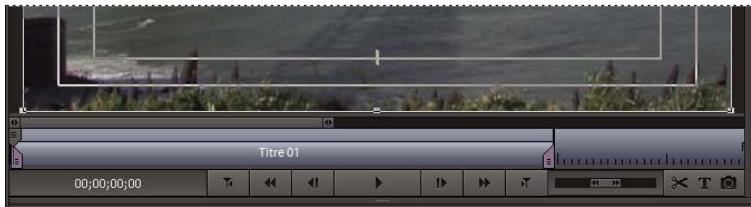 ADOBE PREMIERE ELEMENTS 7.0 - Ajustement d'une instance de titre individuelle dans le panneau Moniteur - 1