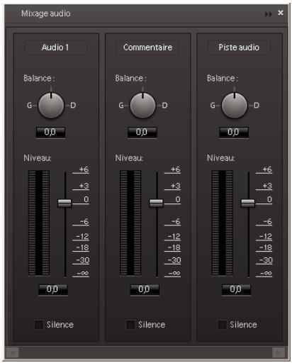 ADOBE PREMIERE ELEMENTS 7.0 - Réglage du volume et mixage audio dans l'audiomètre - 1