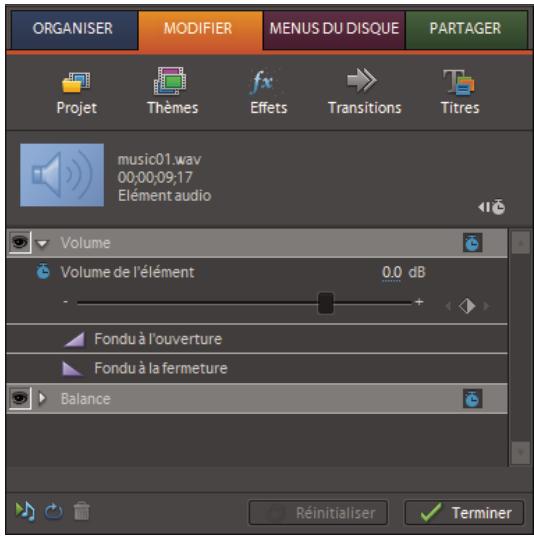 ADOBE PREMIERE ELEMENTS 7.0 - Application d'un effet audio - 1