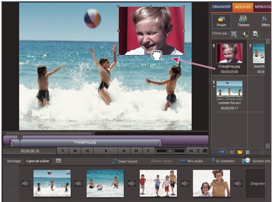 ADOBE PREMIERE ELEMENTS 7.0 - Création d'une incrustation d'image - 1