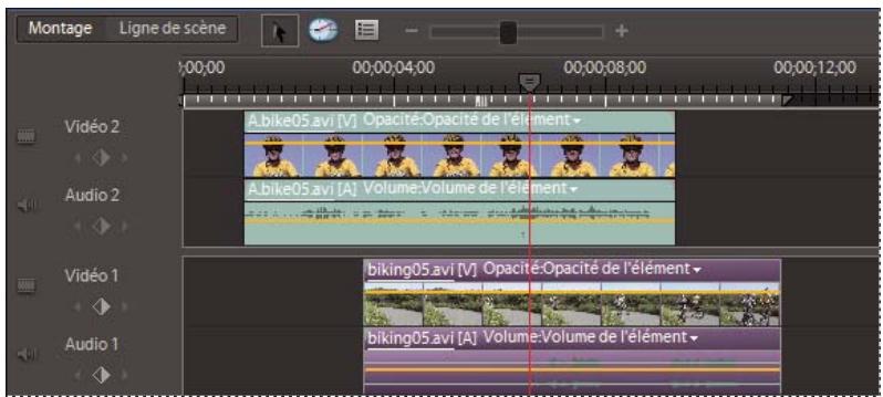 ADOBE PREMIERE ELEMENTS 7.0 - Montages coupés - 2