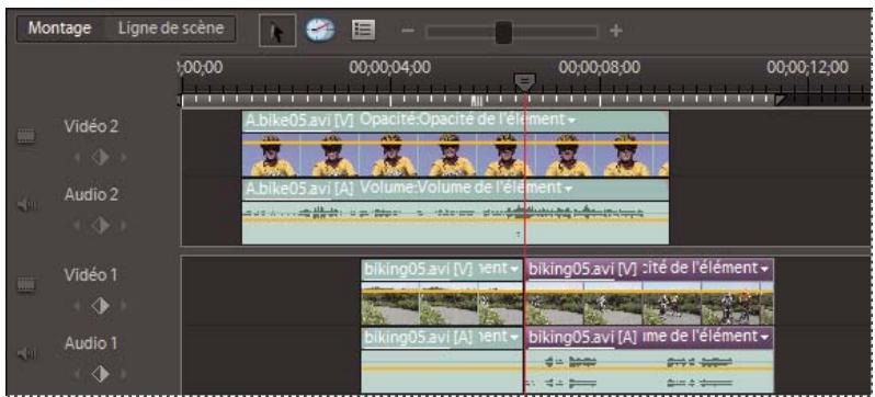 ADOBE PREMIERE ELEMENTS 7.0 - Montages coupés - 3