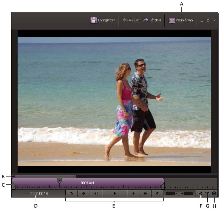 ADOBE PREMIERE ELEMENTS 7.0 - Prévisualiser une série dans le panneau Moniteur - 1