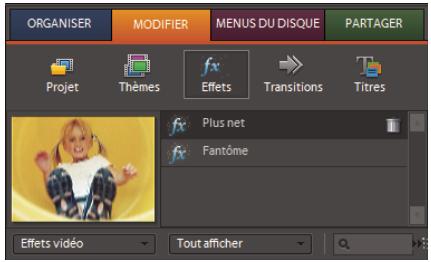 ADOBE PREMIERE ELEMENTS 7.0 - Suppression d'un effet - 1