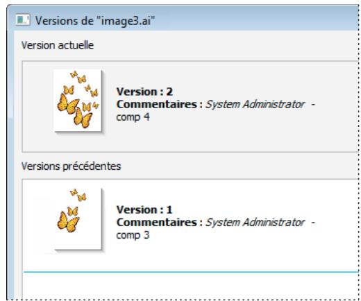 ADOBE VERSION CUE CS4 - Affichage, mise à jour et suppression de versions - 2