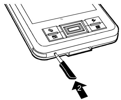 FUJITSU SIEMENS POCKET LOOX 400 - Mise hors et sous tension avec un 'soft reset' (démarrage à chaud) - 3