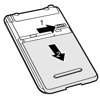FUJITSU SIEMENS POCKET LOOX 400 - Monter l'accumulateur - 1