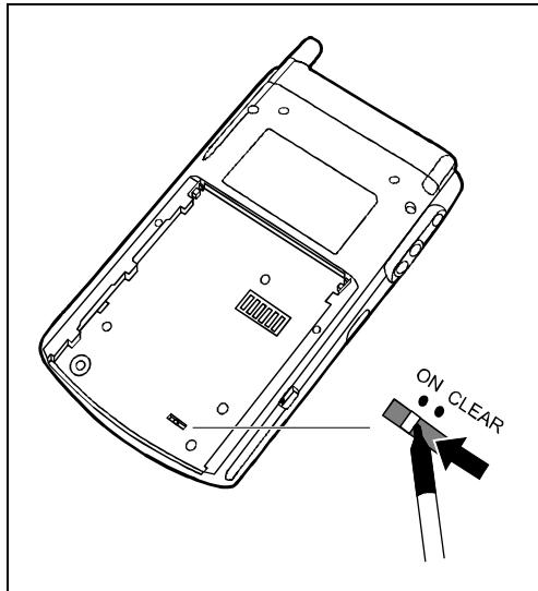 FUJITSU SIEMENS POCKET LOOX 610 - Mise hors et sous tension avec l'interrupteur 'full reset' - 5