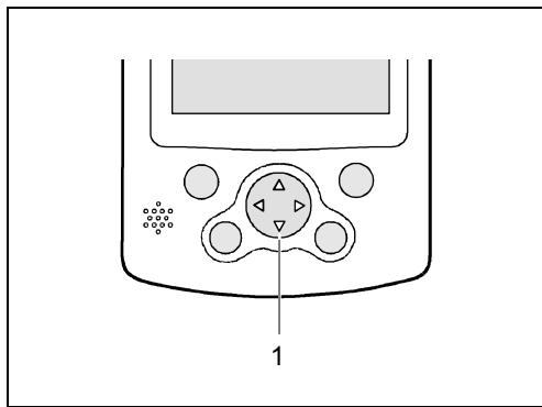 FUJITSU SIEMENS POCKET LOOX 610 - Utiliser la touche de navigation - 1