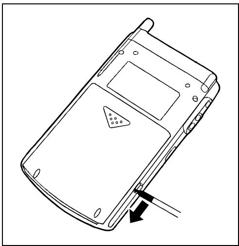 FUJITSU SIEMENS POCKET LOOX 610 - Mise hors et sous tension avec l'interrupteur 'full reset' - 2