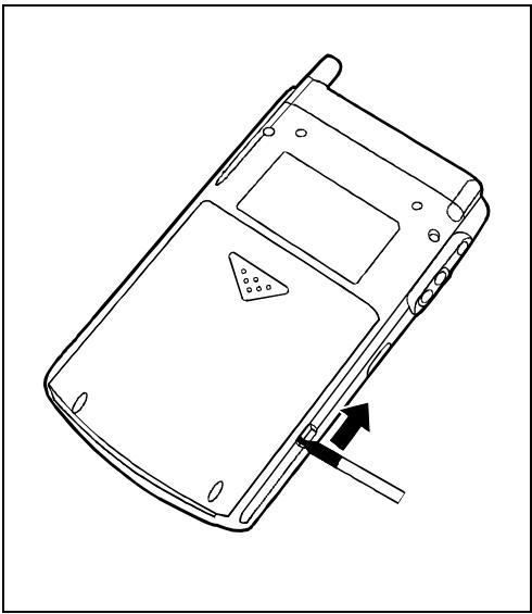 FUJITSU SIEMENS POCKET LOOX 610 - Mise hors et sous tension avec l'interrupteur 'full reset' - 7