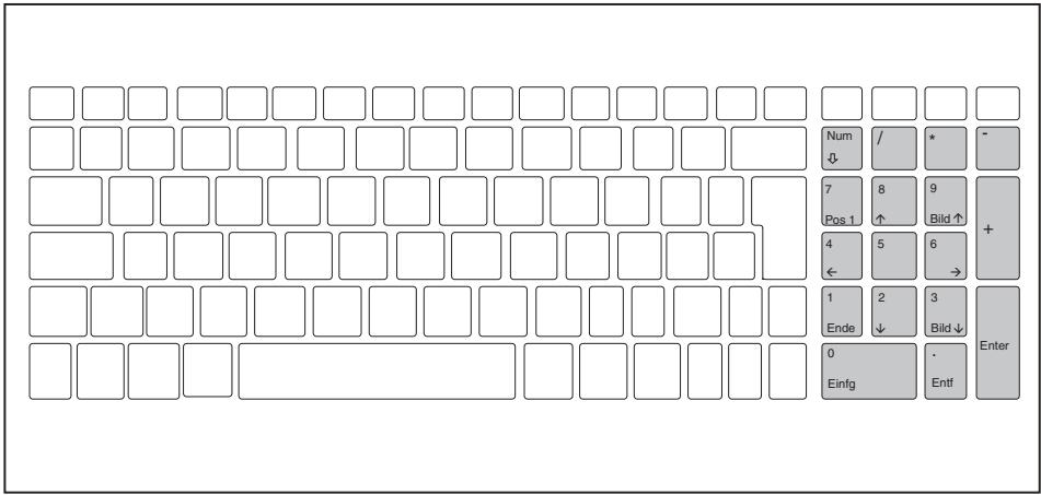 FUJITSU SIEMENS X2528 - Pavé numérique séparé - 1