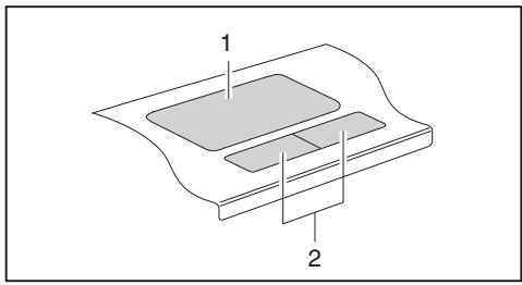 FUJITSU SIEMENS X2528 - Surface tactile et touches - 2