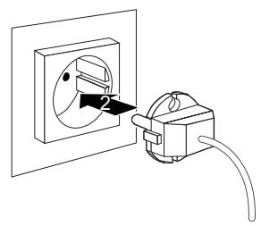 FUJITSU SIEMENS AMILO DESKTOP PI 3620 - Apparaat aansluiten op de netspanning - 2