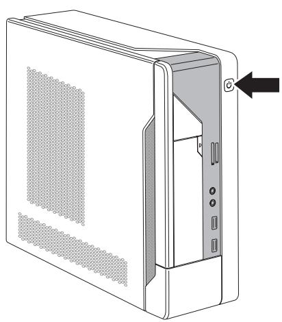 FUJITSU SIEMENS AMILO DESKTOP SI 3535 - Switch on the monitor and the machine - 1