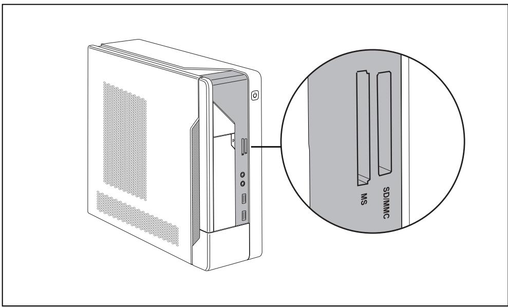 FUJITSU SIEMENS AMILO DESKTOP SI 3535 - Geheugenkaartlezer - 1