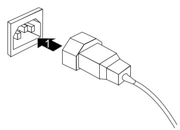 FUJITSU SIEMENS AMILO DESKTOP SI 3535 - Apparaat aansluiten op de netspanning - 1