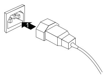 FUJITSU SIEMENS AMILO DESKTOP SI 3535 - Gerät an die Netzspannung anschließen - 1