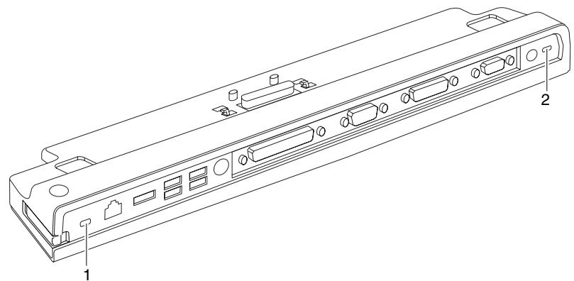 FUJITSU SIEMENS ESPRIMO MOBILE PORT REPLICATOR - Protezione del port replicatore e del notebook dai furti - 1