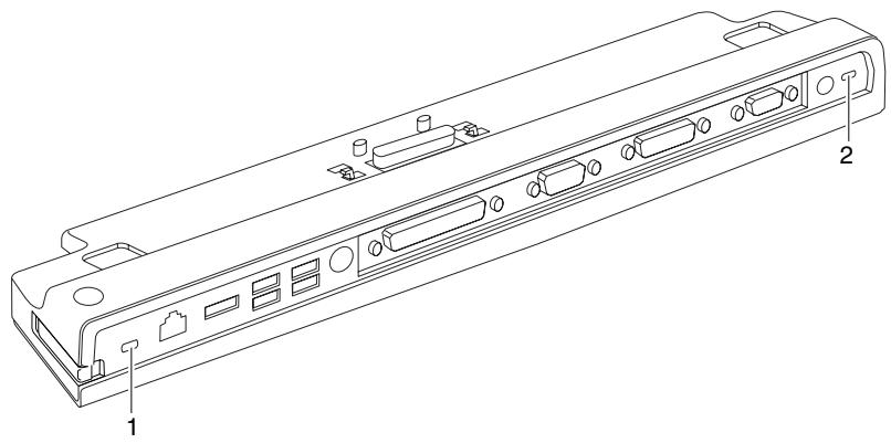 FUJITSU SIEMENS ESPRIMO MOBILE PORT REPLICATOR - Proteger o Notebook e o replicador deportas contra o furto - 1