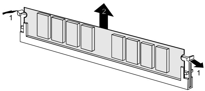 FUJITSU SIEMENS T-BIRD - Speichermodul ausbauen - 1