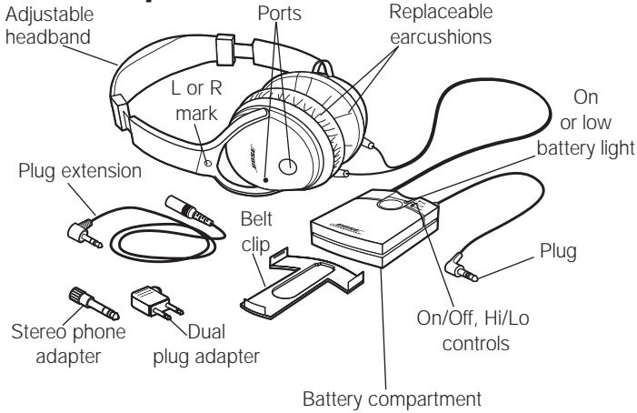 BOSE CASQUE QUIETCOMFORT - Headset parts - 1