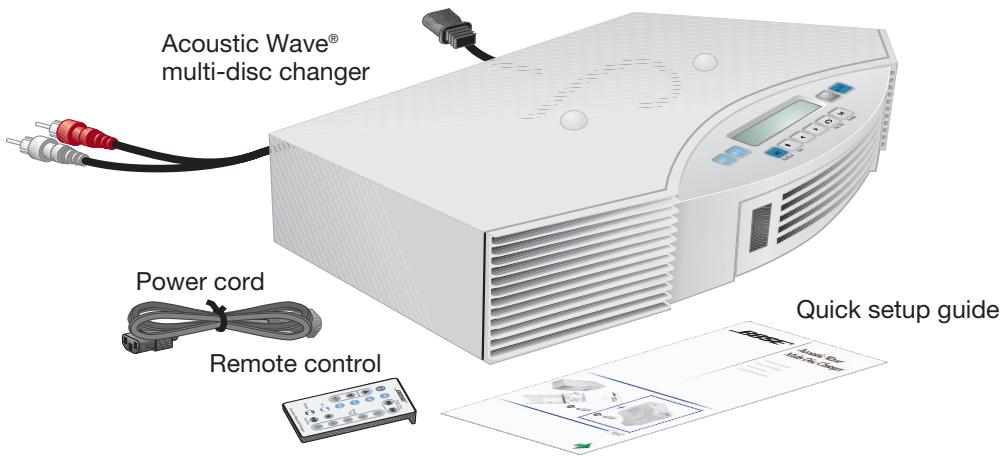 BOSE CHARGEUR 5 CD ACOUSTIC WAVE MUSIC SYSTEM I - Figure 1 - 1