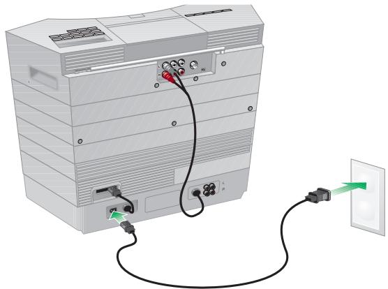 BOSE CHARGEUR 5 CD ACOUSTIC WAVE MUSIC SYSTEM I - Connecting the multi-disc changer to your Acoustic Wave® music system - 2