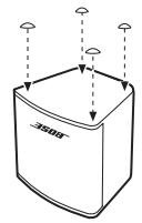 BOSE ENCEINTES MULTIMEDIA COMPANION 3 - Mise en place des enceintes - 6