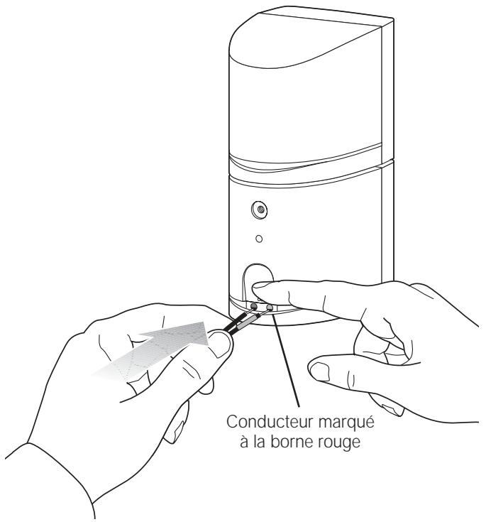 BOSE SYSTEME D ENCEINTES ACOUSTIMASS 10 II - Connexion du module Acoustimass' aux enceintes cubiques frontales et centrale - 1