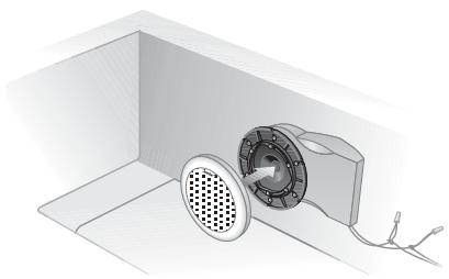 BOSE 131 MARINE - Installation des enceintes par l'arrête de la cloison - 18