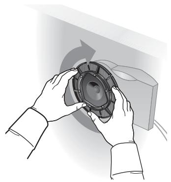 BOSE ENCEINTES EXTERIEURES ENCASTRABLES 131 - Installation des enceintes par l'avant de la cloison - 8