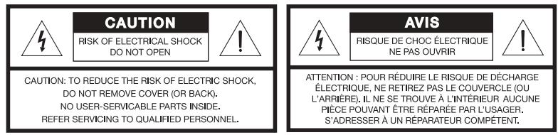 BOSE LIFESTYLE DVD - AVERTISSEMENTS: - 1