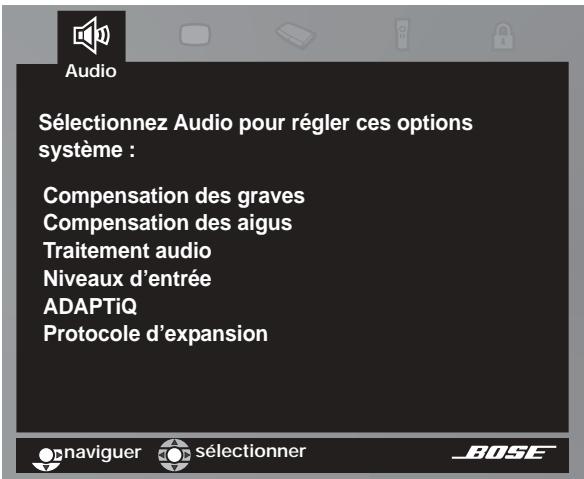 BOSE LIFESTYLE DVD - Options audio - 1