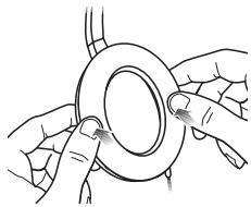 BOSE TRIPORT CD - Fixation des coussinets des écouteurs - 2