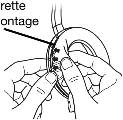 BOSE TRIPORT CD - Fixation des coussinets des écouteurs - 1