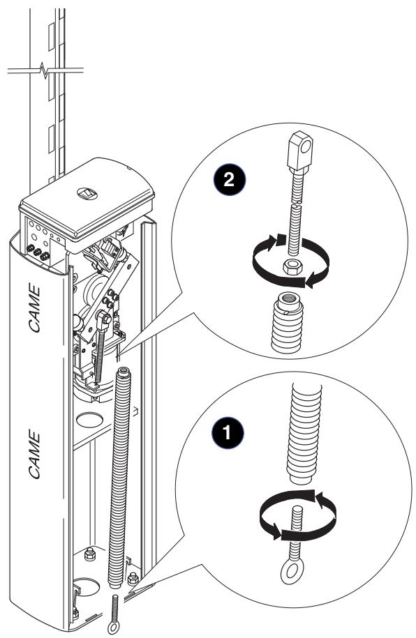 CAME G4041 - Équilibrage de la lisse - 3