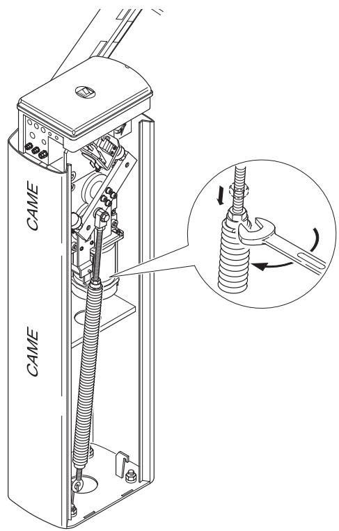 CAME G4041 - Équilibrage de la lisse - 8