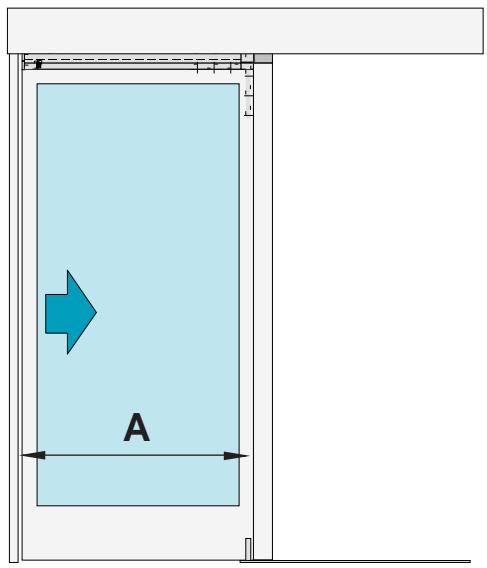CAME MI6020 - Solution avec montage de la porte coulissante à l'extérieur: - 3