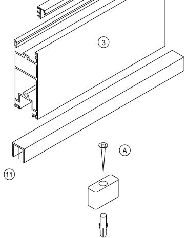 CAME PROFILES S40 - SEDE PER GUIDA INCASSATA 001MAM699 - 6