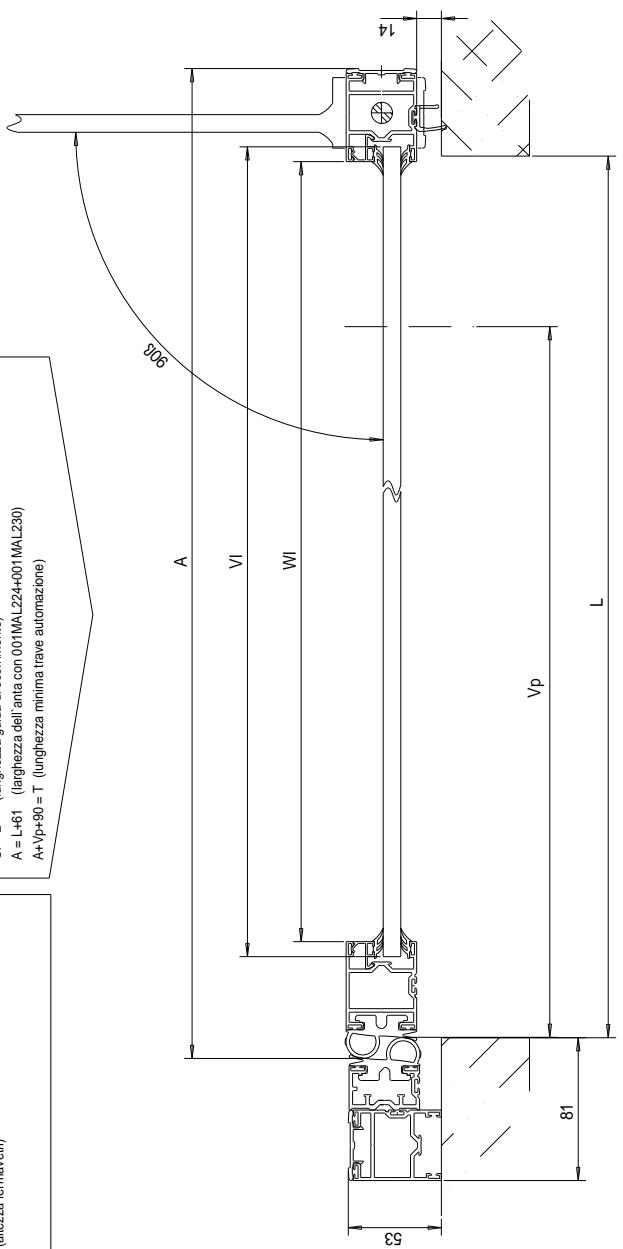 CAME PROFILES S40 - DETERMINAZIONE DELLE ALTEZZI - 1