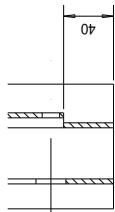 CAME PROFILES S40 - SEDE PER GUIDA INCASSATA 001MAM699 - 1