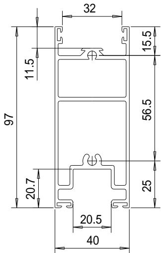 CAME PROFILES S40 - 8