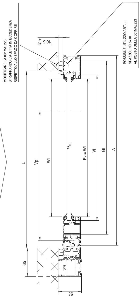 CAME PROFILES S40 - DETERMINAZIONE DELLE ALTEZZE - 1