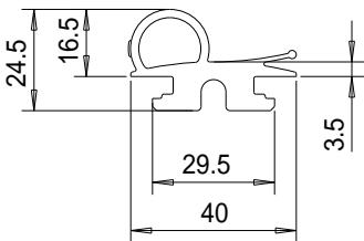 CAME PROFILES S40 - 14
