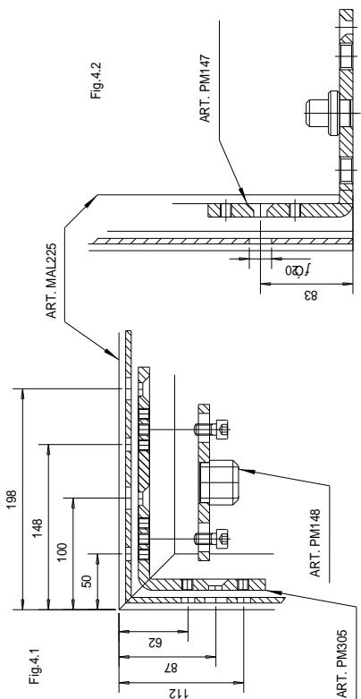 CAME PROFILES S40 - TELAIO A MURO - 3