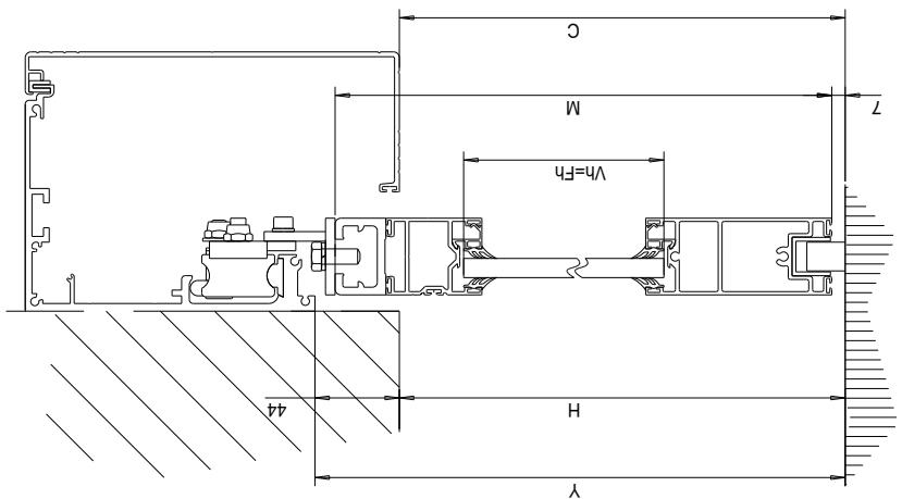 CAME PROFILES S40 - COPRIPROFILE 001LD00 - 1