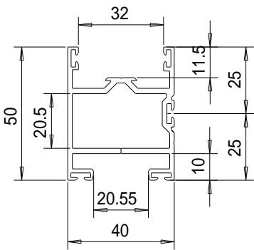 CAME PROFILES S40 - 7